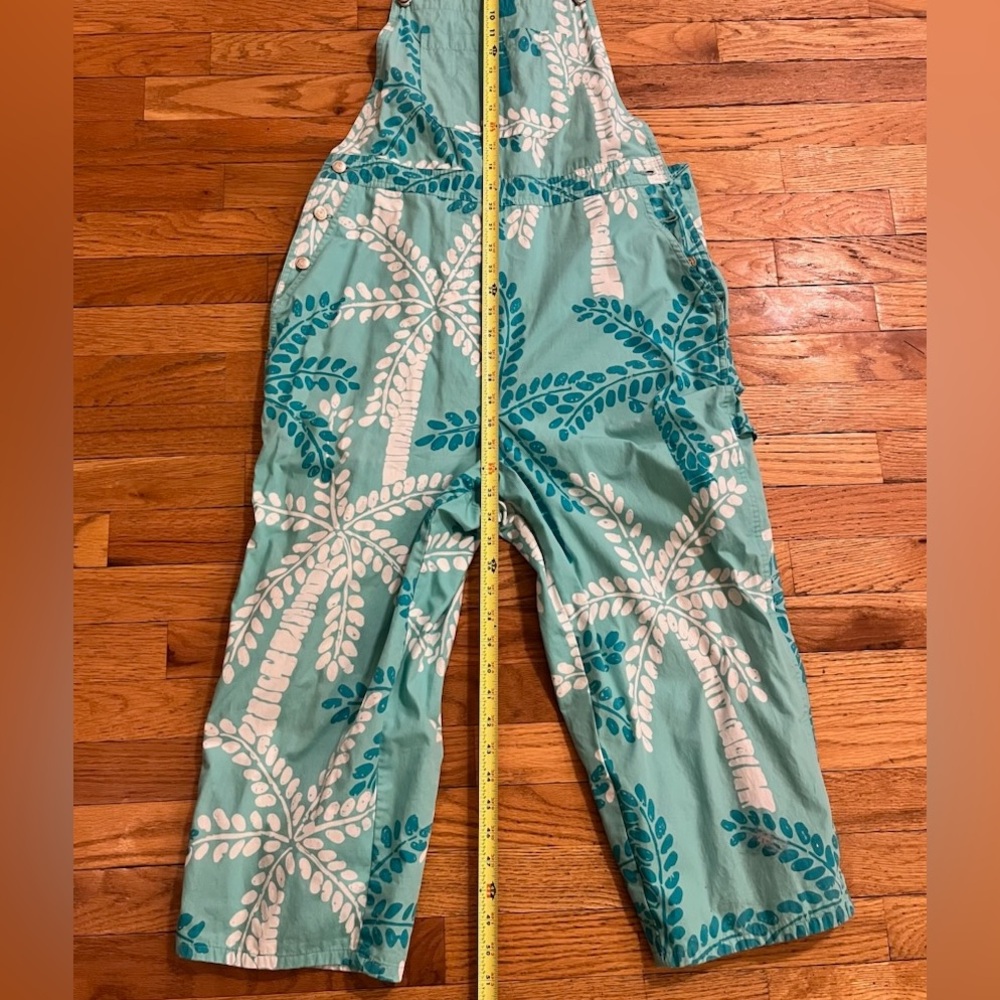 Lilly Pulitzer Teal and White Overalls - Picture 12 of 12